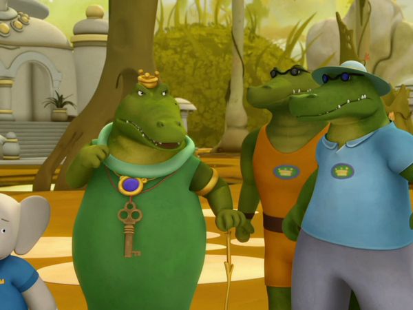Babar y Las Aventuras de Badou - Campamento de Guerreros / Rocas Celeste