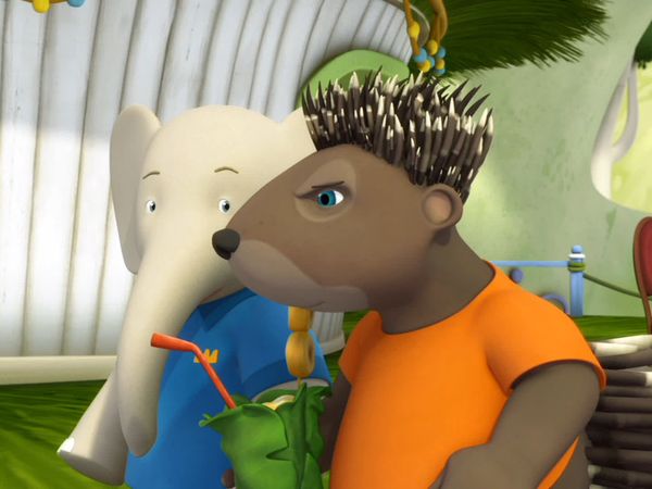 Babar y Las Aventuras de Badou - Mensaje en el Viento / Los Elefantes No Saltan