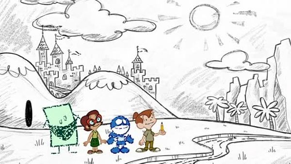 Zona Tiza - El pueblo Melodrama / El viaje al centro de la Tierra Yeti / La pizarra blanca / Penny, la científica