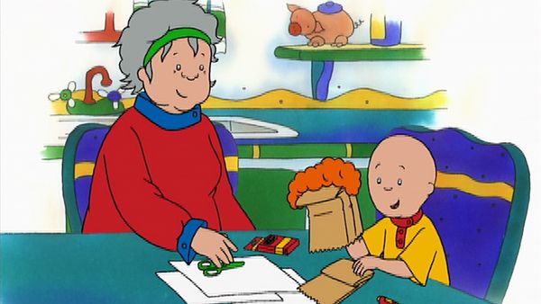 Caillou - Las marionetas // Leer es bueno // Mamá por un día // Caillou juega béisbol