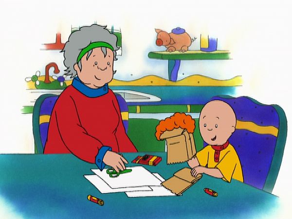 Caillou - Las marionetas // Leer es bueno // Mamá por un día // Caillou juega béisbol