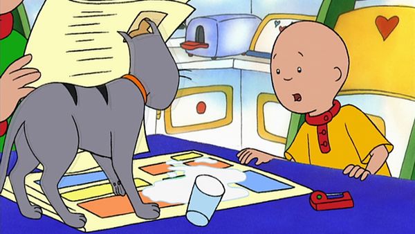 Caillou - Las tiras cómicas // El escondite // Las nubes de Caillou // Caillou hace el aseo