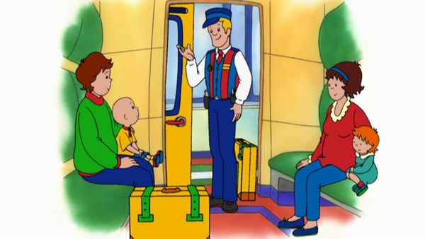 Caillou - Caillou aprende a esquiar // El viaje en tren // Leven anclas // Caillou el granjero