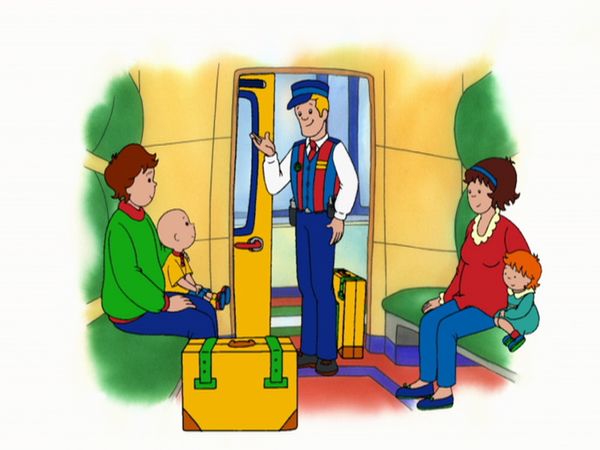 Caillou - Caillou aprende a esquiar // El viaje en tren // Leven anclas // Caillou el granjero