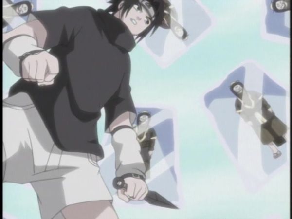 Naruto en español - El Jutsu Secreto De Haku, Los Espejos Cristal De Hielo
