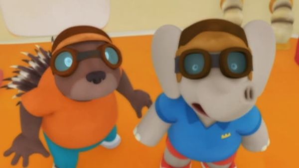 Babar y Las Aventuras de Badou - El Cosechardor de Cocos / Una Aventura de Elefantes