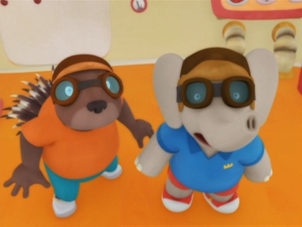 Babar y Las Aventuras de Badou - El Cosechardor de Cocos / Una Aventura de Elefantes