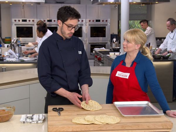 America's Test Kitchen - Cornish Hens and Pita on the Grill