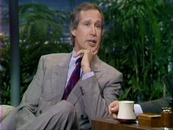 The Johnny Carson Show - Comic Legends Of The '80s - Chevy Chase (5/26/88)