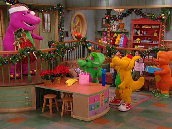 Barney - Regalo de los Dinos / La visita a Santa