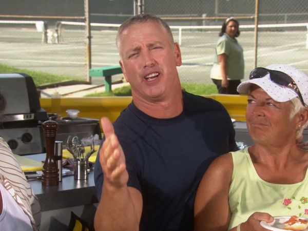 Parilla sobre ruedas - Día de tenis