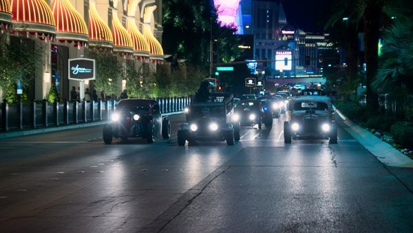Car Crews mit Supercar Blondie - Las Vegas