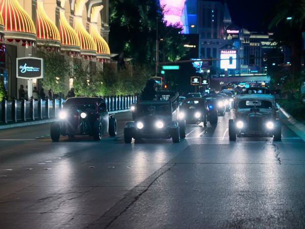Car Crews mit Supercar Blondie - Las Vegas