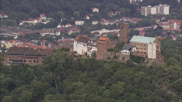 The World From Above - Germany - Wittenberg to Reinhardsbrunn Castle