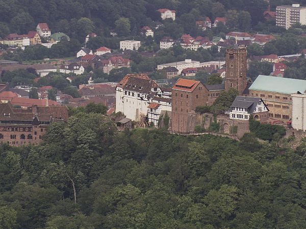 The World From Above - Germany - Wittenberg to Reinhardsbrunn Castle