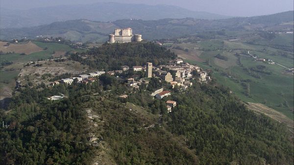 The World From Above - Italy - Mantua to the Fortress of San Leo
