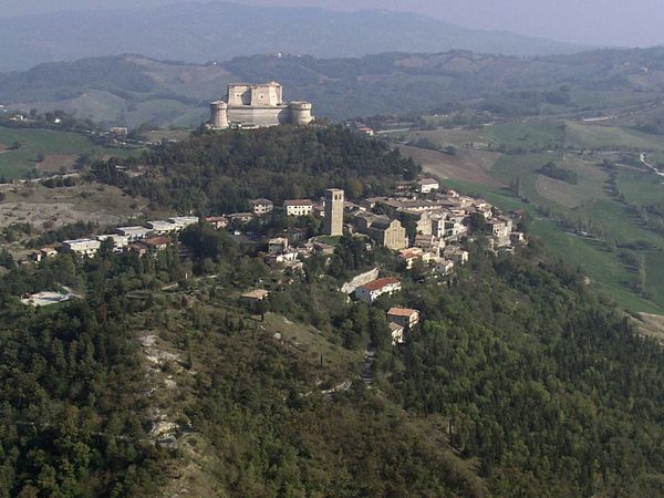 The World From Above - Italy - Mantua to the Fortress of San Leo