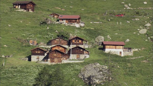The World From Above - Switzerland - Lake Neuchatel to the Eiger