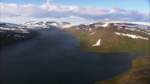 The World From Above - Iceland - Patreksfjorour to Dentifloss Winterfall