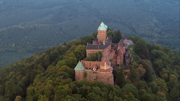 The World From Above - France - Neuf-Brisach Citadel to Paris