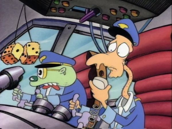 A Vida Moderna de Rocko - Medo de avião / Cão pulguento