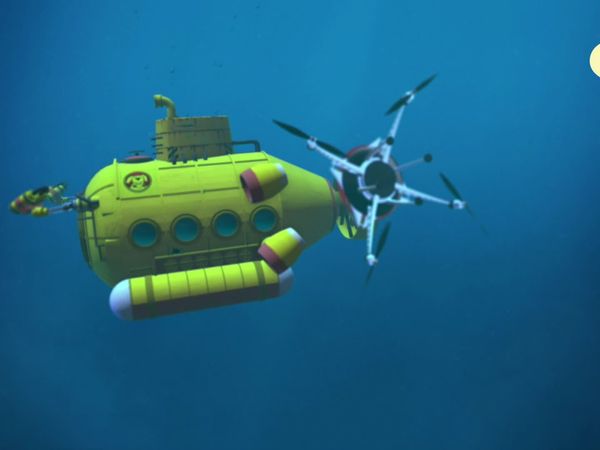 Perdido - Flash E O Submarino Afundando