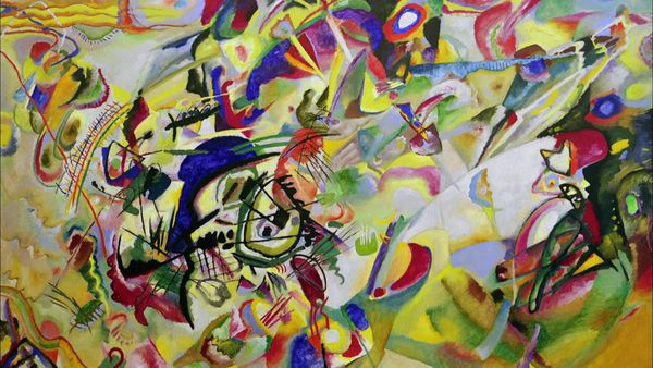 Los Secretos de las Grandes Pinturas - La Vida Multicolor (1907) Wassily Kandinsky