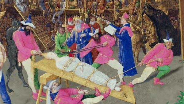 Los Secretos de las Grandes Pinturas - El Martirio de Santa Apolonia (1461) Jean Fouquet