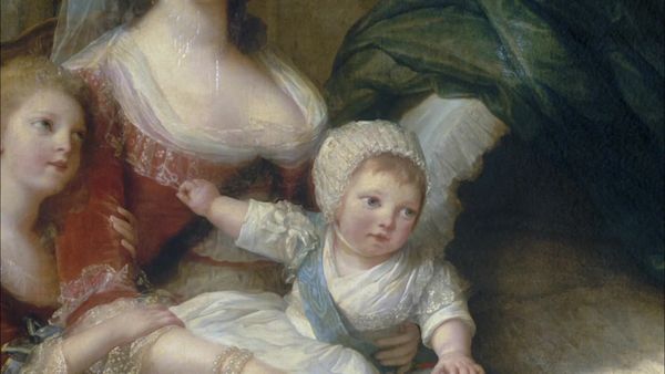 Los Secretos de las Grandes Pinturas - María Antoniena de Lorraine-Habsbourg, Reina de Francia y sus Hijos (1787) Elisabeth Vigee-Lebrun