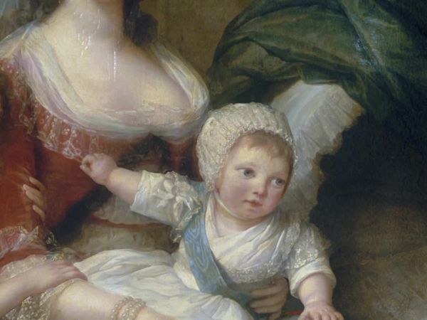 Los Secretos de las Grandes Pinturas - María Antoniena de Lorraine-Habsbourg, Reina de Francia y sus Hijos (1787) Elisabeth Vigee-Lebrun
