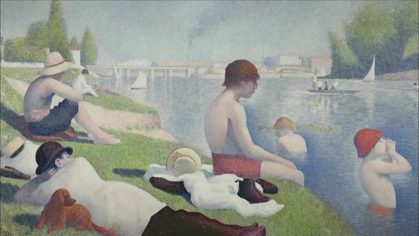 Los Secretos de las Grandes Pinturas - Un baño en Asnieres (1884) de Georges Seurat