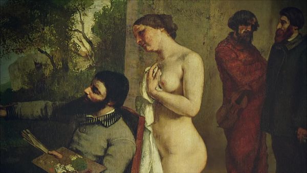Los Secretos de las Grandes Pinturas - El taller del pintor (1855) por Gustave Courbet