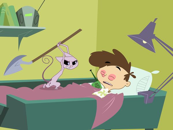 Kid vs. Kat - La gripe de Coop / Por arte de magia