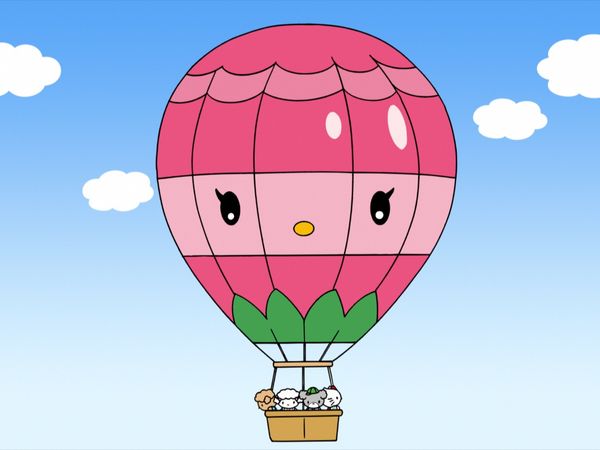 Hello Kitty y amigos: Vamos a aprender - ¿Qué tipo de transporte es ese? / Dibujando retratos / Diferentes trabajos