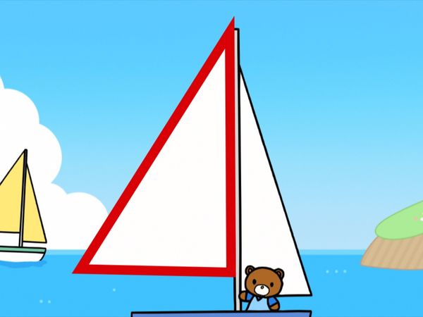 Hello Kitty y amigos: Vamos a aprender - Busquemos círculos, triángulos y rectángulos / Prestar y tomar prestado / Cuidando las flores