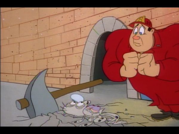 Ren & Stimpy - Feuerwehrhunde / Der kleinste Riese