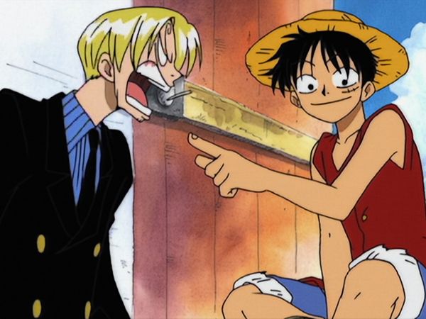One Piece - Unwelcome Customer! Sanji's Food and Ghin's Debt!