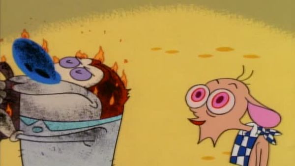 Ren & Stimpy - Ein Herz und ein Geflügel / Pulvertoastmann gegen Waffelweib