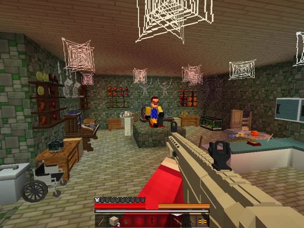 Little Ropo Minecraft Adventure Movies - Granny & The Neighbor are in Love! - Minecraft Adventure