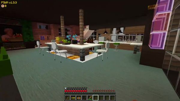 Little Lizard: Minecraft Hello Neighbor - The Neighbor Has Lava Sharks in His Basement