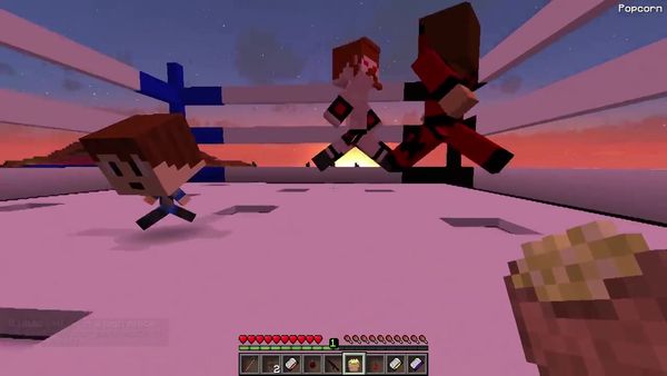 Little Lizard Gaming Minecraft Videos - The Neighbor Hosts Wrestlemania!