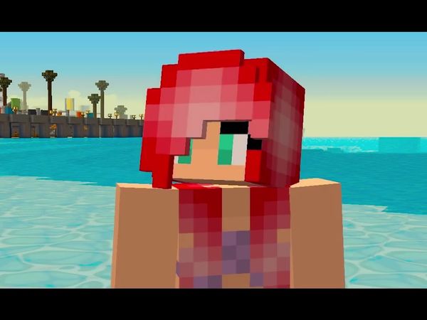 Little Kelly - Minecraft Tales - Mermaid Tales - Little Kelly Meets Her Prince