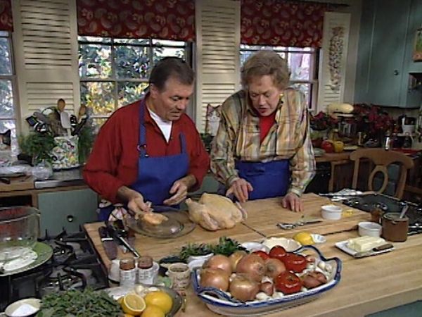 Julia & Jacques Cooking at Home - Roast Chicken - Three Ways to Perfectly Roasted Chickens