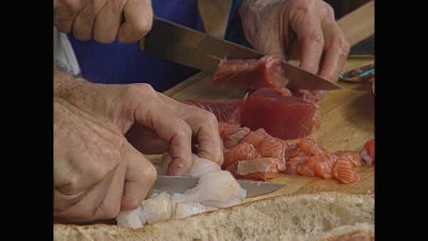 Julia & Jacques Cooking at Home - Sandwiches - Croques Monsieur et Madame to Pain Bagnat
