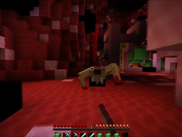 Little Carly Plays Minecraft - Shrunk and Eaten by a Baby!