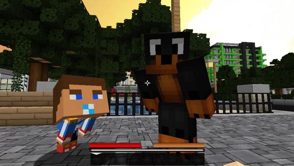 Little Carly Plays Minecraft - Who’s Your Daddy? Giant Babies Blow Up the City!