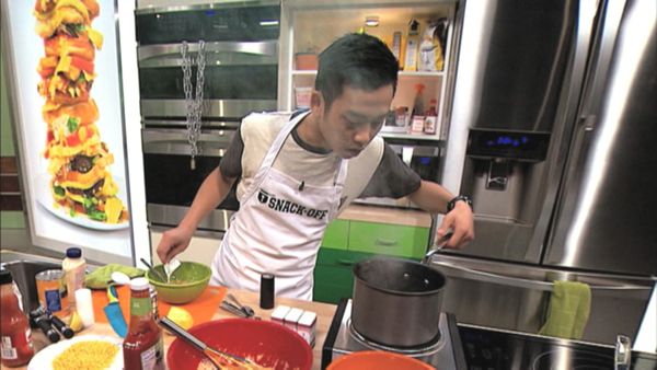 Snack-Off: cocina como puedas - Servicio de habitaciones delicioso y desayuno de cereales