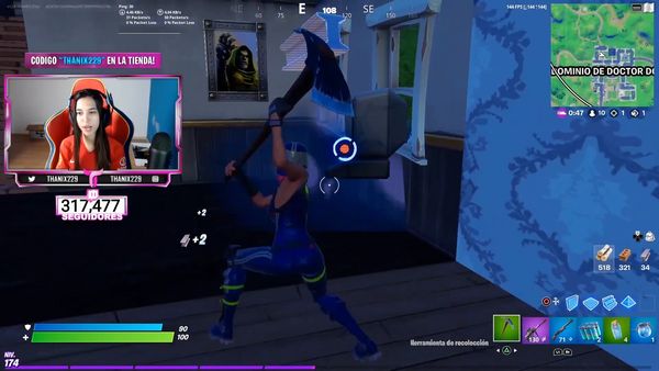 La jugadora Femenina de Fortnite De Estreno (ThaNix229) - Episodio 29