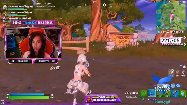 La jugadora Femenina de Fortnite De Estreno (ThaNix229) - Episodio 9