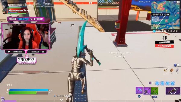 La jugadora Femenina de Fortnite De Estreno (ThaNix229) - Episodio 18